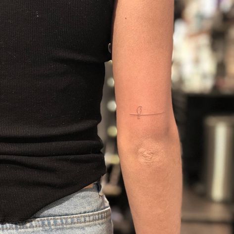 3 Birds On A Wire Tattoo, Bird On Wire, Tattoo Locations, Robin Bird Tattoos, Simple Bird Tattoo, Robin Tattoo, Small Animal Tattoos, Animal Tattoos For Men, Parrot Tattoo