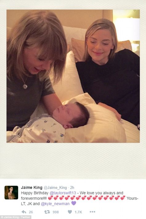 Taylor Swift Squad, Jamie King, Selena And Taylor, Jaime King, Taylor Swift Birthday, 19 Kids And Counting, 27th Birthday, Birthday Message, Taylor Swift Funny