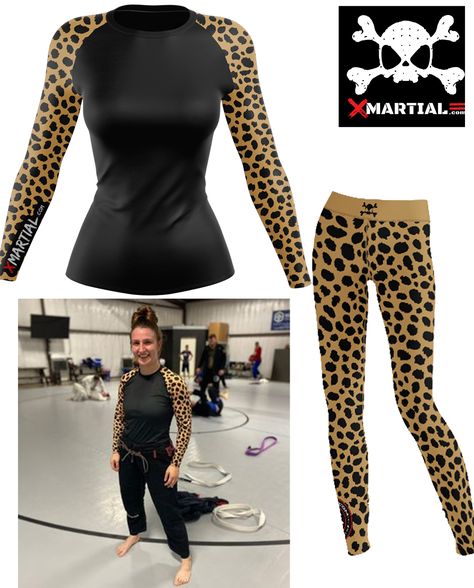 Cheetah Rash Guard Womens Bjj Rash Guard, Jiu Jitsu Rash Guard Women, Jiu Jitsu Rash Guards, Muay Thai Shorts, Mma Gear, Bjj Rash Guard, Jiu Jitsu Gi, Bjj Women, Sport Clothes