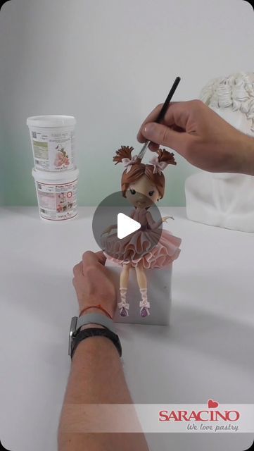 Fondant Art, Fondant Figures Tutorial, Making Fondant, Fondant Baby, Cute Doll, Fondant Figures, Doll Cake, Make It Easy, Instagram Baby