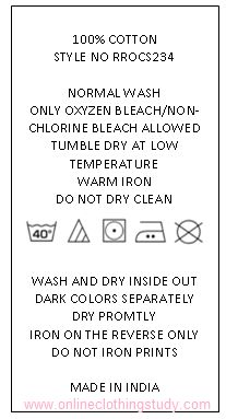 Apparel wash care label Care Label Symbols, Love Symbol Tattoos, Care Symbol, Washing Labels, Clothing Labels Design, Hang Tag Design, Shirt Label, Shirt Print Design, Garment Labels