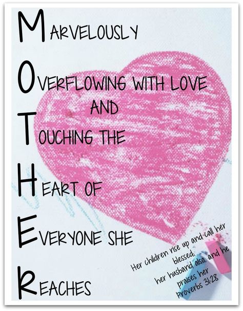 Marvelously overflowing with love and touching the heart of everyone she reaches! “Her children rise up and call her blessed; her husband also, and he praises her.” Proverbs 31:28 Click… Mother Acrostic Poem, Happy 18th Birthday Quotes, Mother Birthday Quotes, 25th Birthday Quotes, 30th Birthday Quotes, 21st Birthday Quotes, Husband Birthday Quotes, 40th Birthday Quotes, Sister In Law Birthday