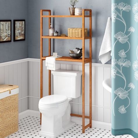 Over The Toilet Organizer, Over Toilet Storage, Over The Toilet Storage, Bathroom Shelf Organization, Toilet Shelves, Bath Shelf, Over The Toilet, Bamboo Shelf, Bamboo Bathroom