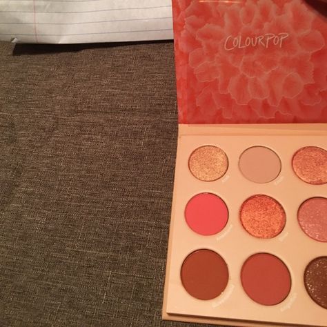 Colourpop Coast to Coral eyeshadow palette Coral Eyeshadow, Eyeshadow Palette, Coral, Pet, Closet, Fashion Tips, Fashion Trends, Clothes Design