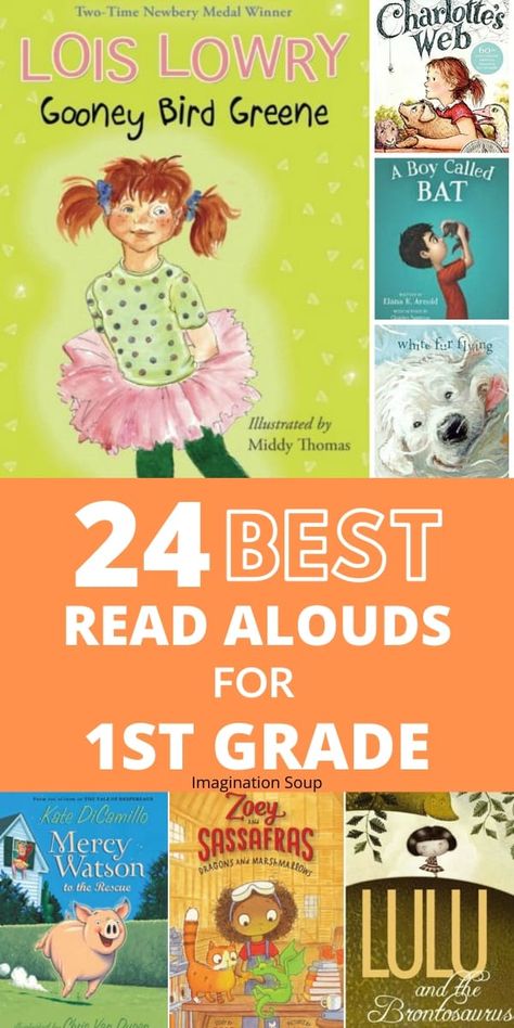 Best Read Aloud Books For First Grade, First Grade Read Aloud Chapter Books, Books To Read To First Graders, First Grade Chapter Book Read Alouds, 1st Grade Read Aloud Books, Read Aloud Books For First Grade, First Grade Books To Read Aloud, 1st Grade Books To Read Aloud, 1st Grade Read Alouds