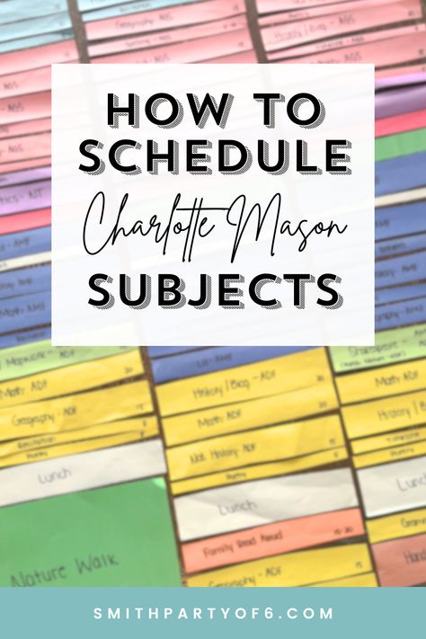 In this post, I show how I schedule the subjects of our Charlotte Mason feast. Simply Charlotte Mason, Charlotte Mason Schedule, Mother Culture, Master Schedule, Student Binders, Literature Lessons, Charlotte Mason Homeschool, Course Schedule, Family Nature