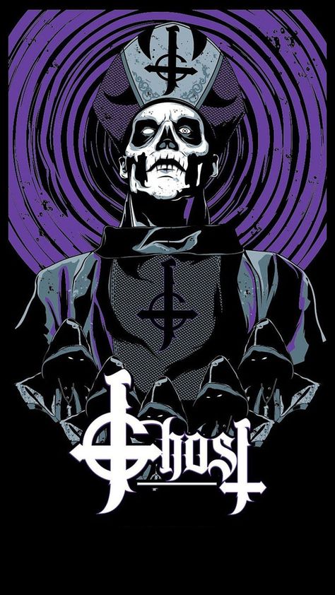 Ghost Album, Ghost Drawing, Grunge Posters, Music Wall Decor, Rock Band Posters, Ghost Papa, Heavy Metal Art, Goth Wallpaper, Classic Poster