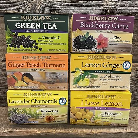 healthyliving healthy tea teadrink healthydrink healthylifestyle Bigelow Tea, Caffeine Free Tea, Ginger Peach, Tea Varieties, Free Tea, Herbal Infusion, Immune Support, Caffeine Free, Tea Bags