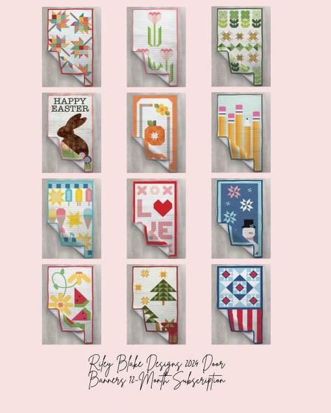 🎉✨ Elevate your doorstep with the exquisite Riley Blake Door Banner Block of the Month Subscription! 🚪🌟 Get ready to kickstart your year with a touch of elegance - each month, you'll unwrap a delightful new design. 🎨🌸 With every kit, you'll receive a charming keepsake box filled with all the fabrics, patterns, and bindings you need. 💖✂️ Don't miss out on this opportunity to infuse your home with beauty and creativity - order your 12-month subscription now! 🛍 👇 https://bellarosequilts.com/pr... Rose Quilts, Rose Quilt, Block Of The Month, Riley Blake, Keepsake Box, Special People, Keepsake Boxes, News Design, New Design