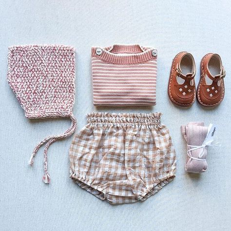 Pretty neutrals with our rose color. @soor_ploom bloomers in the loveliest cotton gauze pair perfectly with our stripe boatneck, sea breeze bonnet, Ezra t-straps and tights in blush, all in our shop❤️ #mishaandpuff #soorploom #puffandploom Misha And Puff, Sea Breeze, Rose Color, T Strap, Boat Neck, Boho Shorts, Girl Fashion, Kids Fashion