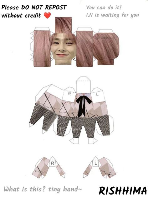 Skz Cardboard Cutout, Skz Papercraft Template, Straykids Papercraft, Straykids Crafts, Skz Papercraft, Skz Printable, Papercraft Kpop, Skz Crafts, Kpop Papercraft