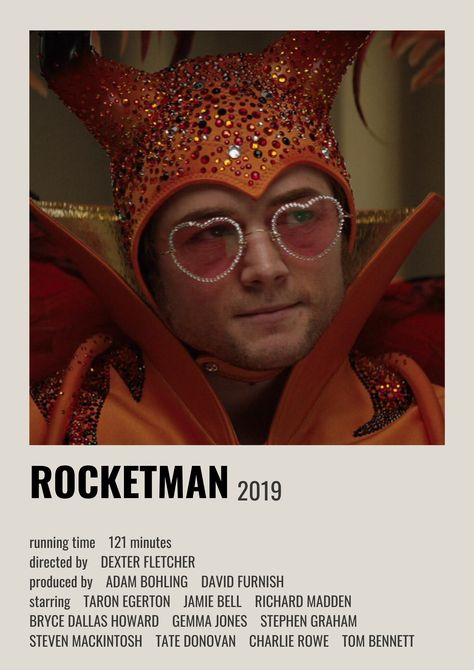 Rocketman Movie, Polaroid Movie Poster, Photographie Portrait Inspiration, Film Posters Vintage, Movie Poster Wall, Aesthetic Minimalist, Movie Posters Design, Girl Movies, Movie Prints