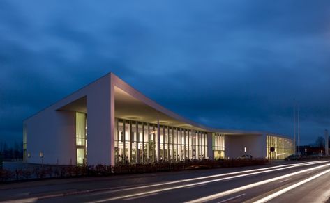 Gallery of Birkerød Sports and Leisure Centre / SHL Architects - 1 Leisure Centre, Center Sport, Swimming Bath, Leisure Center, Football Pitch, Solar Shades, Sport Hall, Sports Complex, Architect House