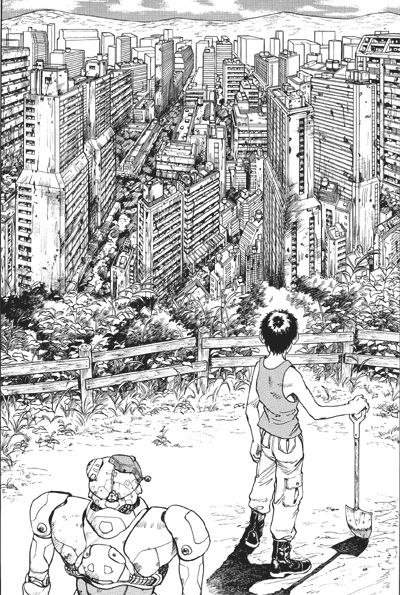 Eden It's An Endless World, Eden Manga, Art Buildings, Perspective Drawing Architecture, City Drawing, Perspective Art, Architecture Drawing Art, Background Drawing, Comic Drawing