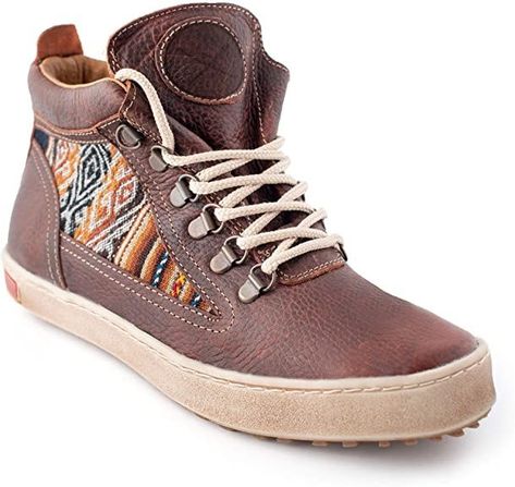 Inkkas - Brown Leather Camping Boot - Handcrafted Artisan Women's & Men's Rugged and Durable Leather Shoes Inkkas Shoes, Camping Boots, Mens Rugged, Peruvian Textiles, Ankle Bootie, Moto Boots, Ankle Booties, Bootie, Leather Shoes