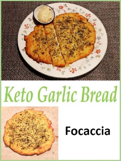 If you are doing Keto, you will love this recipe for Keto Garlic Bread / Focaccia Bread. It is so good with a perfect blend of crunchy outside and soft inside, flavored with savory garlic and herbs. Recipe card included. #keto #bread #almond #flour #focaccia #recipe Almond Flour Garlic Bread, Keto Bread Almond Flour, Keto Garlic Bread, Garlic Focaccia, Everything Country, Country Recipes, Garlic Bread Recipe, Savory Herb, Focaccia Bread