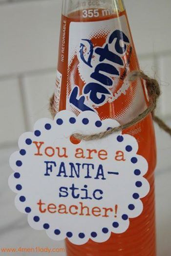 You are a FANTA-stic teacher! Work Morale, Work Treats, Free Teacher Appreciation Printables, Friend Appreciation, Sunshine Committee, Morale Boosters, Teacher Treats, Ideas Regalos, Calendar Board