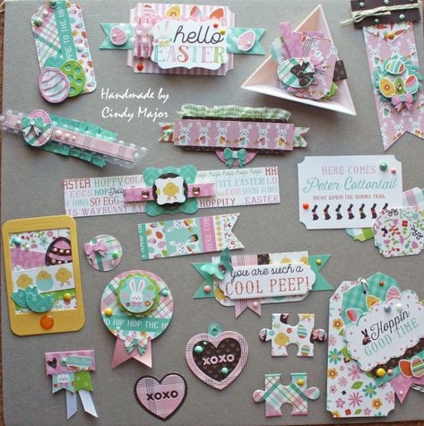 I knew I wanted to craft today, but I had no idea when I sat down that I would end up making a full set of handmade embellishments. It all started out with me watching organization videos on YouTube during... Scrap Embellishments, Embellishment Clusters, Organization Videos, Handmade Embellishments, Embellishments Diy, Embellishment Ideas, Scrapbook Embellishments Diy, Diy Embellishments, Card Making Embellishments