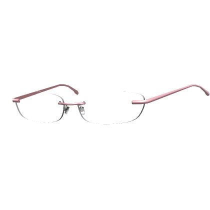 Y2K Office Siren Transparent Glasses - Pink Pink Office Siren, Siren Office Glasses, Office Siren Glasses, Siren Glasses, Y2k Png, Y2k Office, Transparent Glasses, Pink Office, Gift Inspo