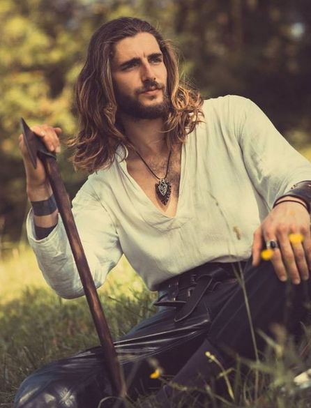 Wild and free...#bohemian  #boho  #hippies  #hippiespirits  #craft  #bohochild Man With Long Hair, Man Sitting, Long Hair Styles Men, Character Inspiration, Mens Hairstyles, Beautiful People, A Man, Long Hair, Fantasy Art