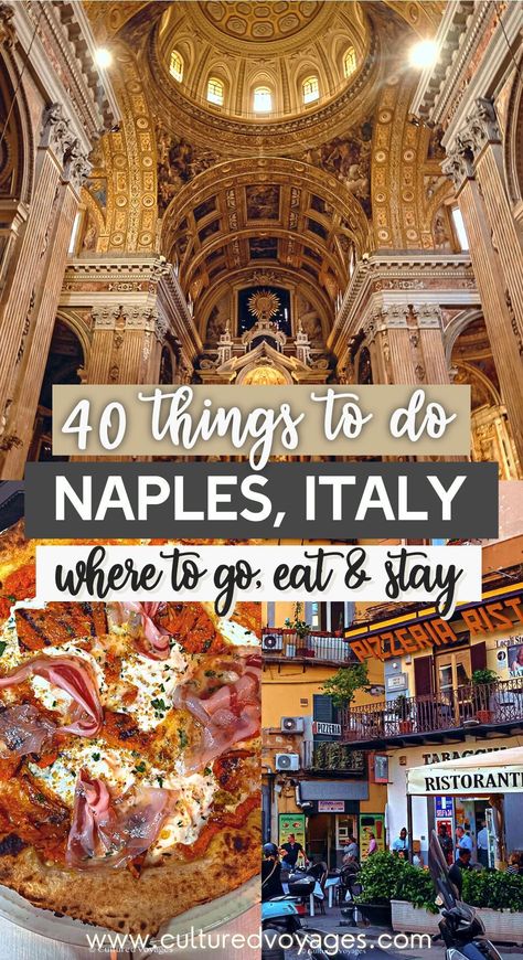 Explore the top things to do in Naples Italy with Cultured Voyages! From wandering through historic streets to indulging in authentic Neapolitan cuisine, discover the must-do experiences in this vibrant city. Plan your Naples itinerary with our expert recommendations and make the most of your visit. Don't miss out on the best things to do in Naples Italy. Start planning your unforgettable adventure today! European Birthday, Naples Itinerary, Naples Food, Things To Do In Naples, Amalfi Coast Travel Guide, Italy October, Amalfi Coast Itinerary, Amalfi Coast Travel, San Gennaro