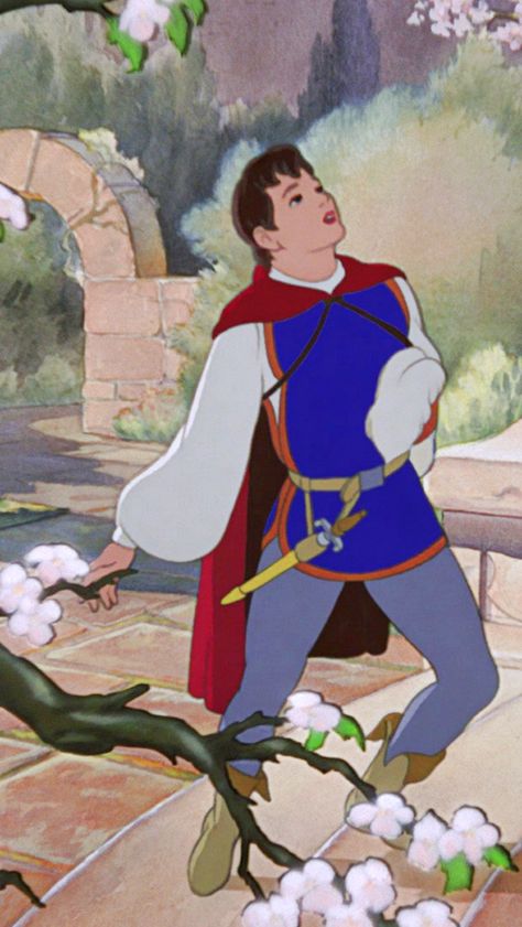 *PRINCE FLORIAN ~ Snow White and the Seven Dwarf's, 1937 Snow White 1937, Snow White Prince, Snow White Seven Dwarfs, Snow White Disney, Sette Nani, Beautiful Fairy, Snow White And The Seven Dwarfs, The Seven Dwarfs, Disney Classics