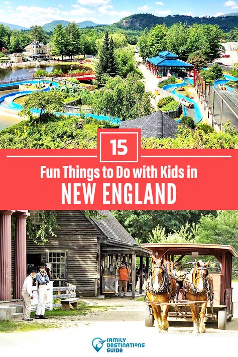 Dreaming about a family vacation to New England and looking for things to do? We’re FamilyDestinationsGuide, and we’re here to help: Discover the most fun things to do in New England with kids - so you get memories that last a lifetime! #newengland #newenglandthingstodo #newenglandwithkids #newenglandactivities Family Vacation Destinations Usa, England With Kids, New England Day Trips, Usa Vacation Destinations, East Coast Vacation, Kid Friendly Vacations, New England Road Trip, Family Vacation Spots, East Coast Road Trip