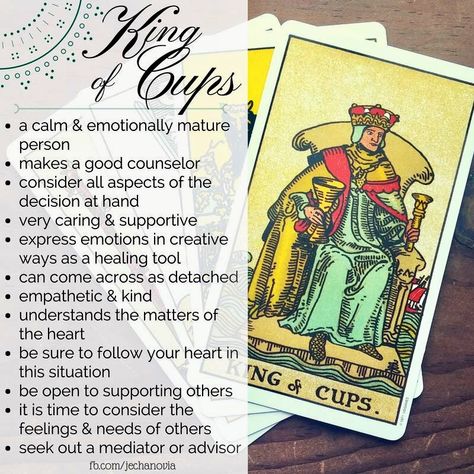 KING OF CUPS King Of Cups Tarot Meaning, Truth Spells, King Of Cups Tarot, Cups Tarot Meaning, Tarot Knowledge, Tarot Advice, Tarot 101, King Of Cups, Tarot Interpretation