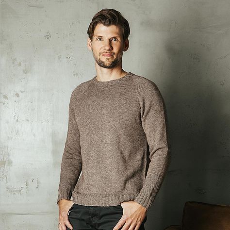 Ravelry: Sweater Leontis by Pascuali Designs Mens Knit Sweater Pattern, Knitted Sweater Pattern, Knitting Things, Mens Knit Sweater, Mens Knit, Sweater Patterns, Hot Sweater, German English, Raglan Sweater