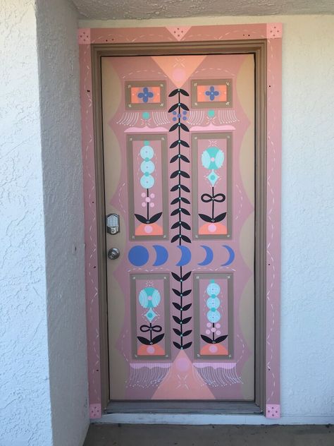 Paint Doors Interior, Modern Entrance Design, Paint Ideas Home, Carved Wood Doors, Interior Murals, Modern Entrance, 2023 Design, Porte Decorate, Door Murals