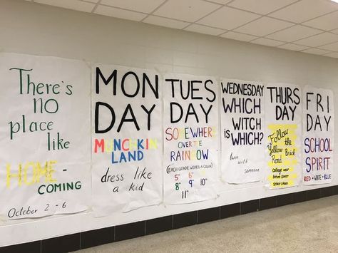 Dress Up Day Ideas, School Dress Up Days, Student Council Activities, School Spirit Ideas Pep Rally, High School Dress, Spirit Week Themes, High School Dresses, Spirit Day Ideas, School Spirit Posters