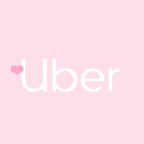 Pink Uber Icon, Heart App, Uber App, Kawaii App, Iphone Macbook, App Store Icon, Diy Wallpaper, Coloring Apps, Iphone Layout