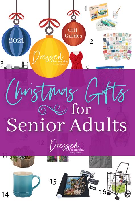 My 2021 Christmas Gift Guide for Senior Adults - Dressed for My Day Senior Day Gifts, Gift Odeas, Gifts For Seniors Citizens, Gifts For Seniors, Dressed For My Day, Gifts For Elderly, Senior Day, Swap Gifts, Forever Stamps