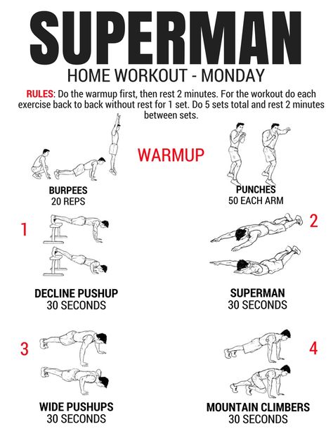 Saitama Workout Routine, Dc Workout, Superhero Workouts, Superman Exercise, Character Workouts, Superman Workout, Stamina Workout, Hero Workouts, Superhero Workout