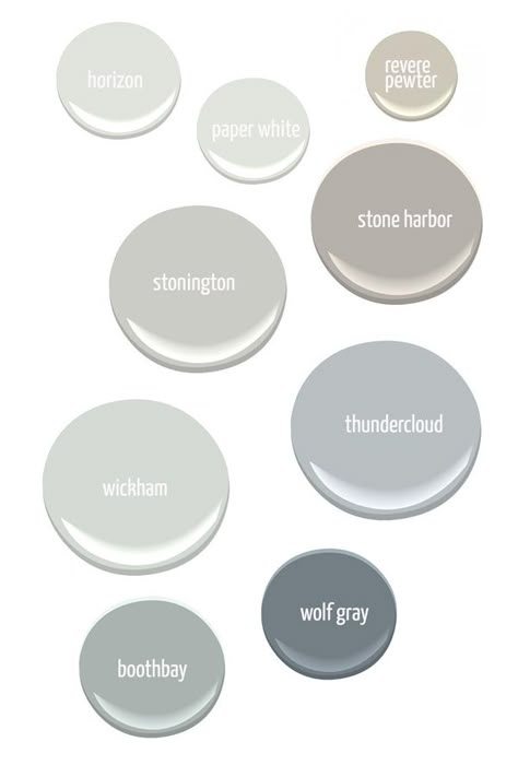 Stonington for living room, wolf gray for bedroom! Stone harbor for kitchen, thundercloud for bathroom! Benjamin Moore Horizon, Benjamin Moore Gray, Gray Paint Colors, Stone Harbor, Favorite Paint Colors, Grey Paint Colors, Gray Paint, Benjamin Moore Paint, Home Paint