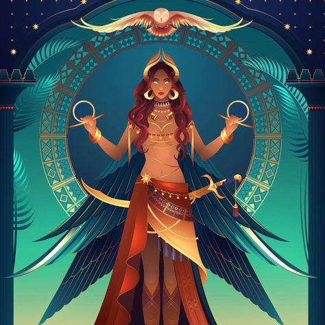 Ishtar Goddess Mythology, Ishtar Goddess Art, Inanna Goddess Art, Yliade Art, Inanna Goddess, Ishtar Goddess, Greek Goddess Art, World Mythology, Roman Gods