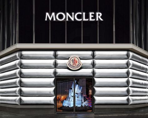 Hotel Creative 🏩 on Instagram: "MONCLER SHIBUYA - 70th Anniversary Pop-Up We designed this pop-up space for @moncler which launched at the end of last year, just hitting the final month of their 70th Anniversary. Moncler wanted to trial a new immersive store concept in the heart of Shibuya, Tokyo. The exterior is based on the now iconic ‘Platinum' Moncler Maya 70th Anniversary Special Edition Short Down Jacket,and was actually padded, and made from fabric. (Risky to try on the exterior of a st Moncler Store, Moncler Maya, Store Design Boutique, Store Concept, Shibuya Tokyo, 70th Anniversary, Famous Cartoons, Pop Ups, Pop Up Store