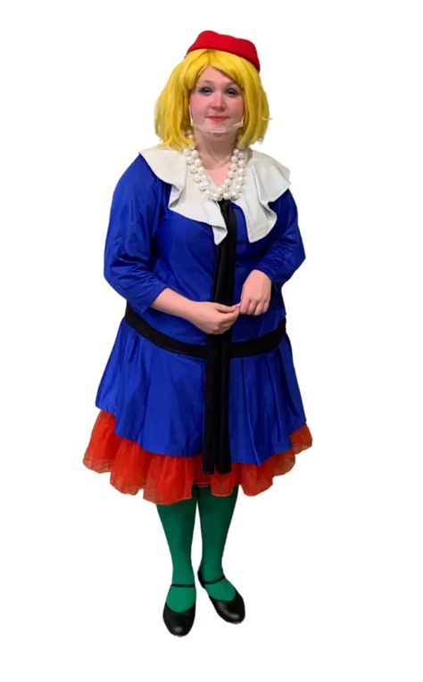 The SpongeBob Musical Mrs Puff Costume, Mrs Puff Costume Spongebob, Spongebob The Musical Makeup, Pearl Spongebob Musical, Spongebob The Musical Props, Spongebob The Musical Costumes, Mrs Puff, Patrick Starfish, Spongebob Musical