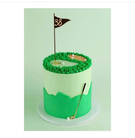 Golf Cakes For Men, Golf Cake Ideas, Golf Birthday Cake, Golf Cake Toppers, Golf Themed Cakes, Golf Birthday Cakes, Golf Flag, Cake Topper Acrylic, Cakes To Make