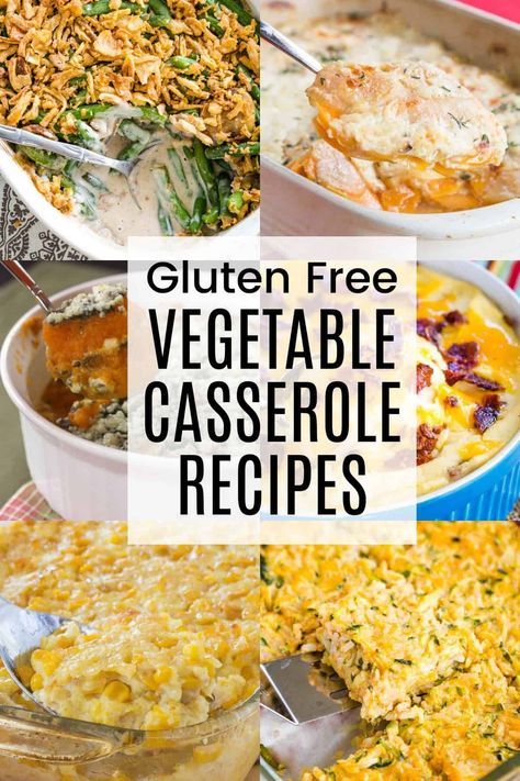 Gluten Free Vegetarian Casserole, Gluten Free Side Dish Recipes, Dairy Free Vegetable Recipes, Gluten Free Dairy Free Recipes Dinner, Gluten Free Veggies, Gluten Free Side Dish, Gluten Free Side, Vegetable Casseroles, Recipes Cupcakes