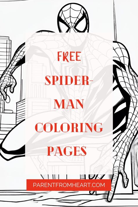 Spider Man Printable, Man Coloring Pages, Fun Indoor Activities, Fun Arts And Crafts, Printable Images, Easy Activities, Therapy Tools, Fun Activities For Kids, Printable Image