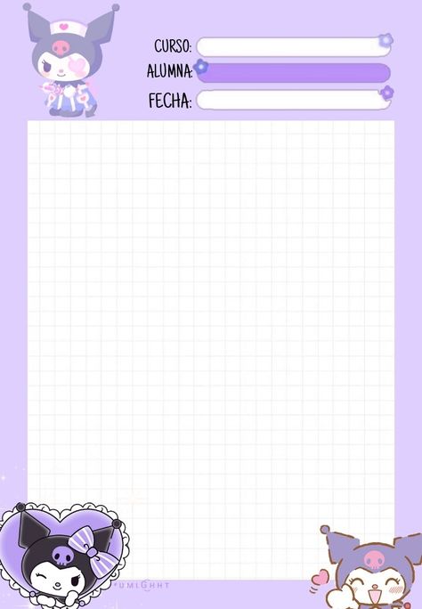 Daily Planner Diy, Hello Kitty Printables, Planner Diy, Writing Paper Printable Stationery, Writing Paper Printable, Memo Paper, Printable Stationery, Note Book, Diy Planner