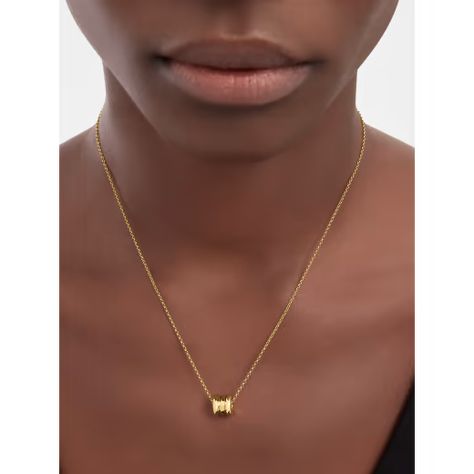 B.zero1 Necklace Yellow gold | Necklaces | Bulgari Official Store B Zero 1 Bulgari Necklace, Bvgalri Necklace, Necklace Bulgari, Bulgari Necklace, Bvlgari Necklace, Bday Wishes, Gold Necklaces, Yellow Gold Chain, Yellow Gold Pendants