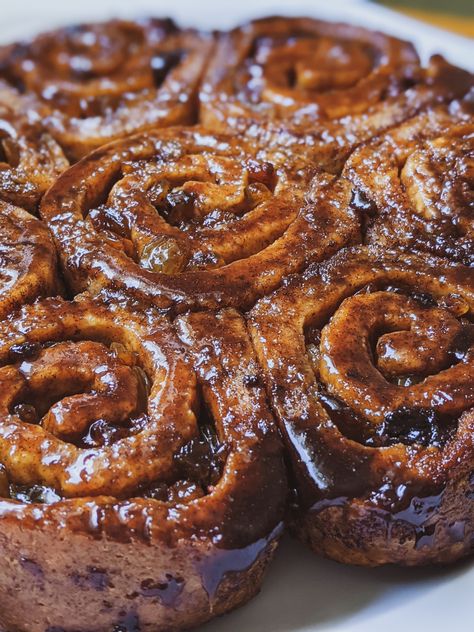 No Yeast Cinnamon Buns No Yeast Cinnamon Buns, Cinnamon Bun Recipe, Orange Glaze, Sweet Rolls, Sticky Buns, Bun Recipe, Cinnamon Rolls Recipe, With Cream Cheese Frosting, All Purpose Flour