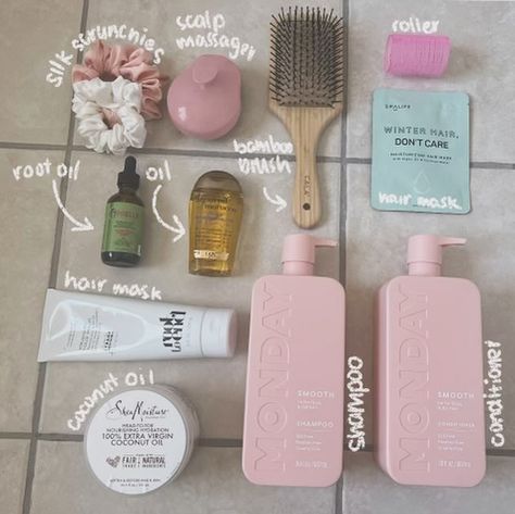 ✨hair care products ��✨ should i post a routine 🤭? #haircare #coconut #hair oil #mielle #sheamoisture #aesthetic #trending #fyp #coquette Hair And Skin Care Aesthetic, Hair Care Aesthetics, Things For Hair Care, Trending Hair Products, Aesthetic Hair Care Routine, Hair Stuff Aesthetic, Hair Care List, Hair Essentials Aesthetic, How To Take Care Of My Hair