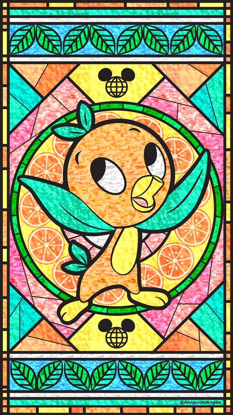 disney orange bird art - Google Search Orange Bird Disney, Stained Glass Wallpaper, Disney Orange Bird, Glass Wallpaper, Disney Quilt, 3d Wallpaper Iphone, Disney Souvenirs, Disney Iphone, Disney Posters