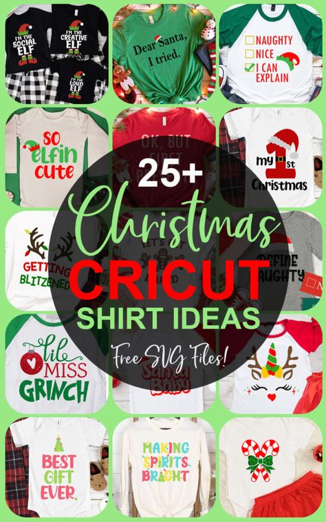 Christmas T Shirt Svg Free, Htv Christmas Ideas, Christmas T Shirts Svg, Christmas Prints For Shirts, Christmas Pajamas Diy Cricut, Christmas Shirt Svg Files, Xmas Tshirt Ideas Diy, Christmas T Shirts Vinyl, Cricket Christmas Shirt Ideas