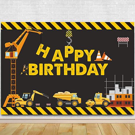 AmazonSmile : Construction Theme Birthday Party Photography Backdrop - Dump Truck Birthday Background Cake Table Boy Birthday Decorations : Electronics Construction Theme Birthday, Background Cake, Construction Birthday Cake, Construction Party Decorations, Construction Baby Shower, Truck Theme Birthday, Construction Theme Birthday Party, Dump Truck Birthday, Construction Theme Party