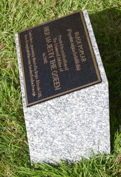 Cast Bronze Commemorative plaque on Grey granite plinth - The Sign Maker House Name Plates, Memorial Garden Plaques, House Name Plaques, Granite Memorial, Memorial Plaques, Commemorative Plaque, Bespoke Home, Name Plates For Home, Bronze Plaque