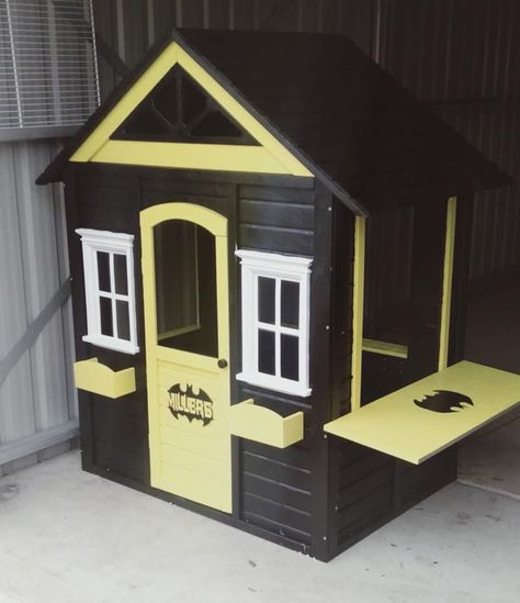 Gingerbread Playhouse, Playhouse Remodel, Toy Makeover, Backyard Kids, Playhouse Plans, Wendy House, Remote Control Boat, Cubby House, Cubby Houses